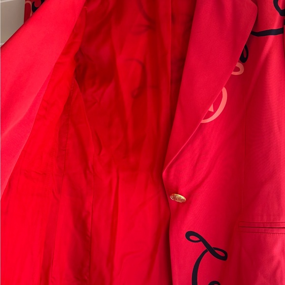 Vintage Escada Margaretha Ley Silk Blazer Red - Picture 8 of 8